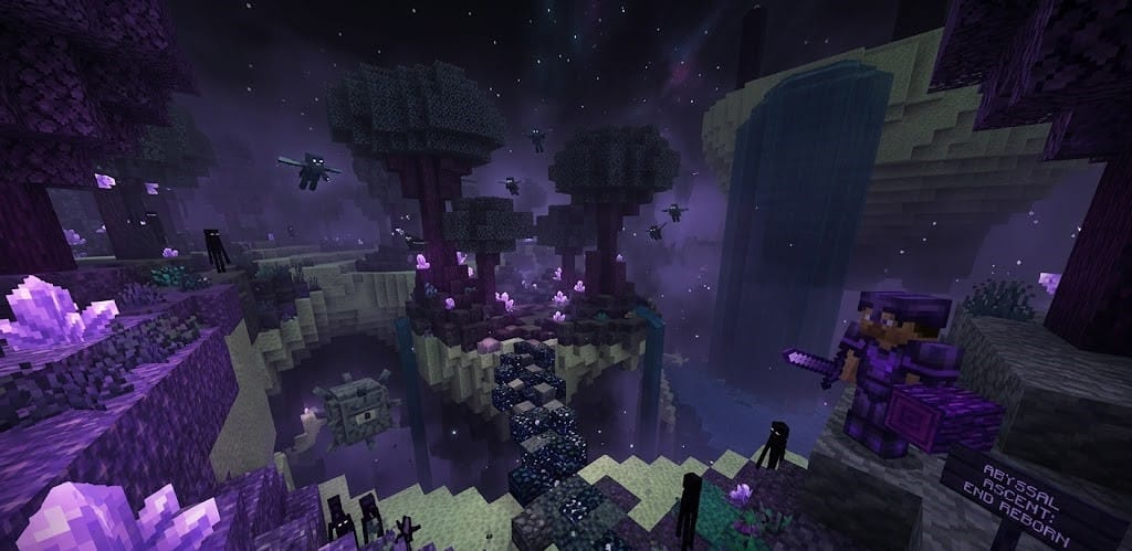 мод Abyssal Ascent для Майнкрафт ПЕ